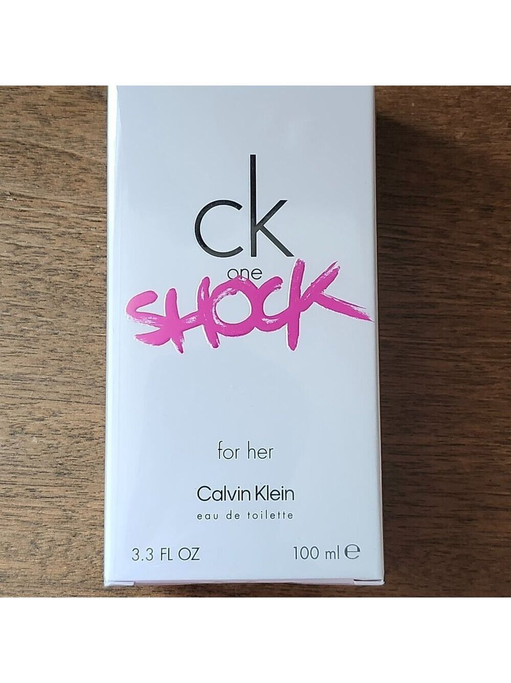 CALVIN KLEIN ONE SHOCK For Her Fragrance Full Size SEALED 100ml/3.3floz CK One